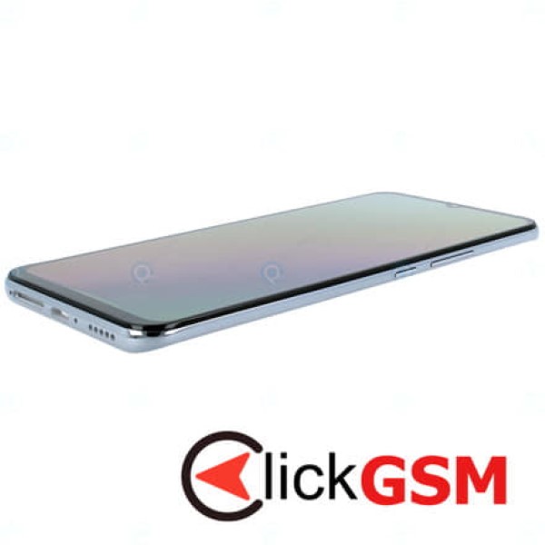 Piesa Display Original Cu Touchscreen Si Rama Alb Xiaomi Mi 10 Lite 5g 1e5g