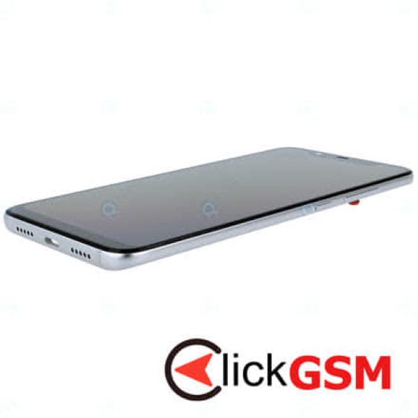 Piesa Display Original Cu Touchscreen Si Rama Alb Xiaomi Mi 8 1bwd