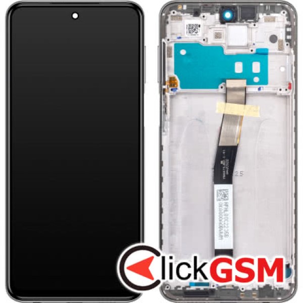 Piesa Piesa Display Original Cu Touchscreen Si Rama Alb Xiaomi Redmi Note 9 Pro 11lh