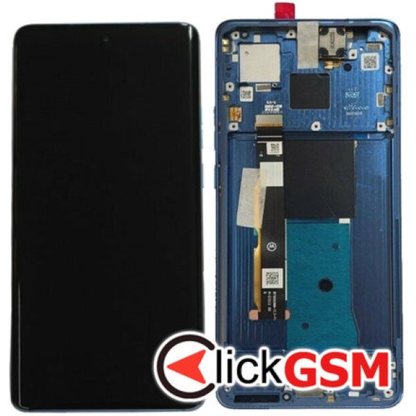 Piesa Display Original Cu Touchscreen Si Rama Albastru Motorola Edge 40 3401