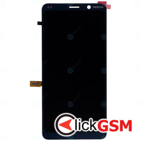 Piesa Display Original Cu Touchscreen Si Rama Albastru Nokia 9 Pureview Mb2