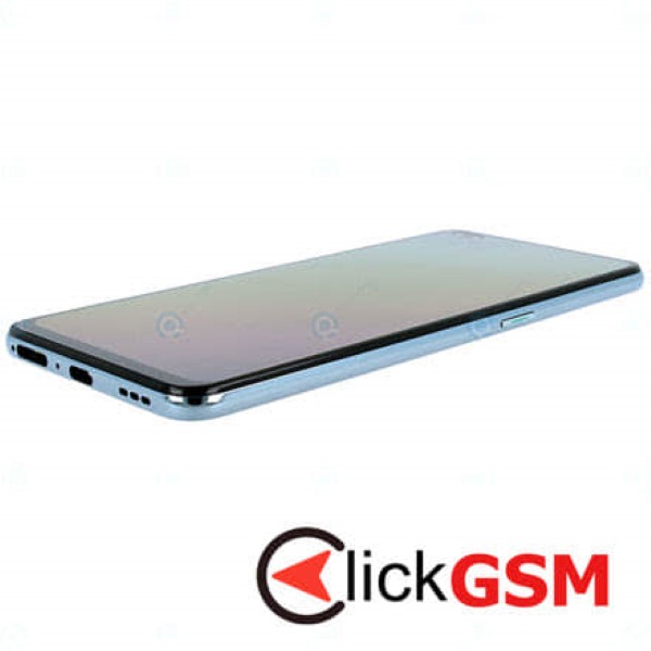 Piesa Display Original Cu Touchscreen Si Rama Albastru Oppo Reno4 16yq