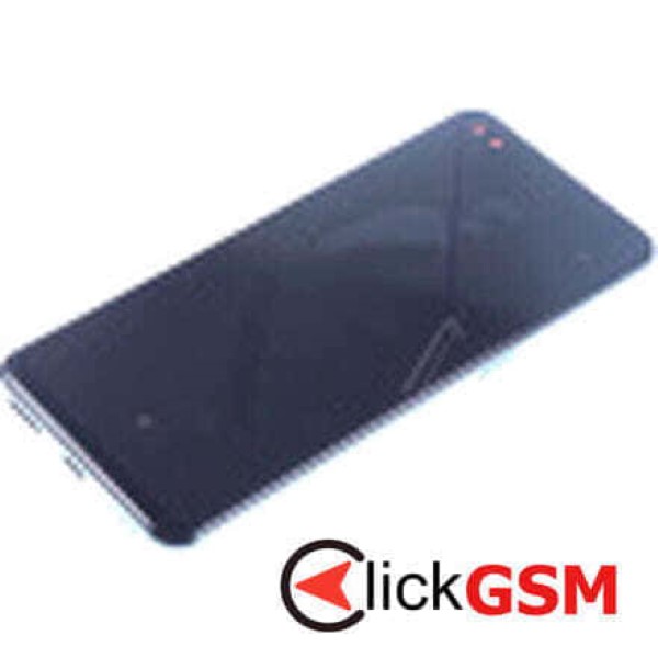 Piesa Display Original Cu Touchscreen Si Rama Albastru Oppo Reno4 2z3u