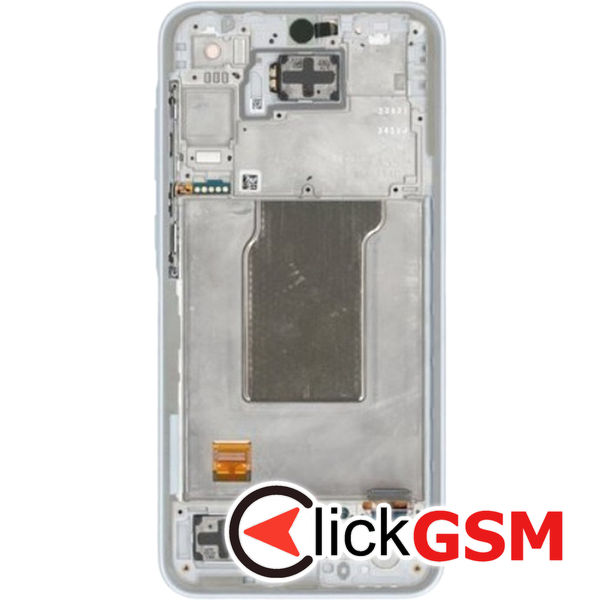 Piesa Piesa Display Original Cu Touchscreen Si Rama Albastru Samsung Galaxy A35 2d1x