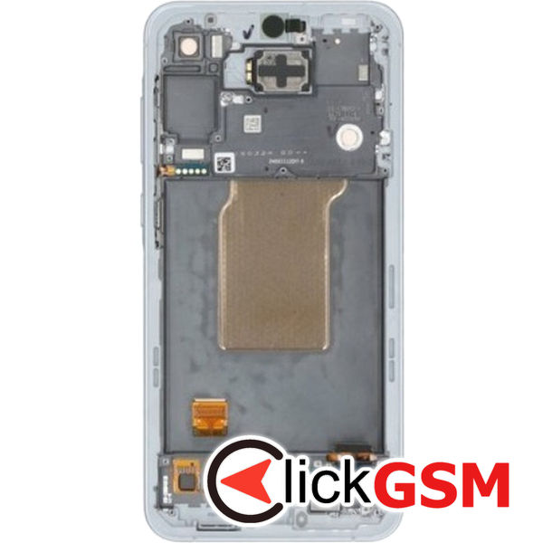 Piesa Display Original Cu Touchscreen Si Rama Albastru Samsung Galaxy A55 2d2z