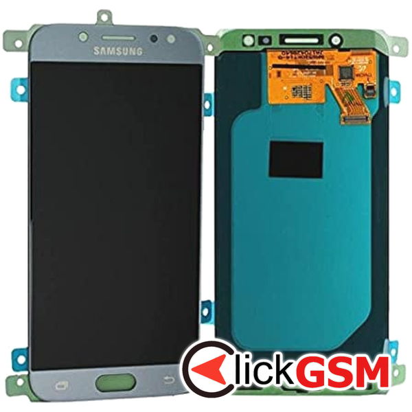 Piesa Piesa Display Original Cu Touchscreen Si Rama Albastru Samsung Galaxy J5 2017 2dj8