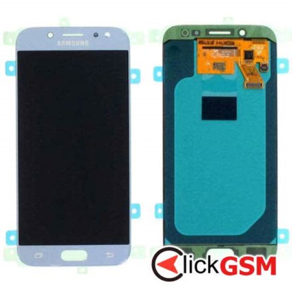 Piesa Piesa Display Original Cu Touchscreen Si Rama Albastru Samsung Galaxy J5 2017 2wnb