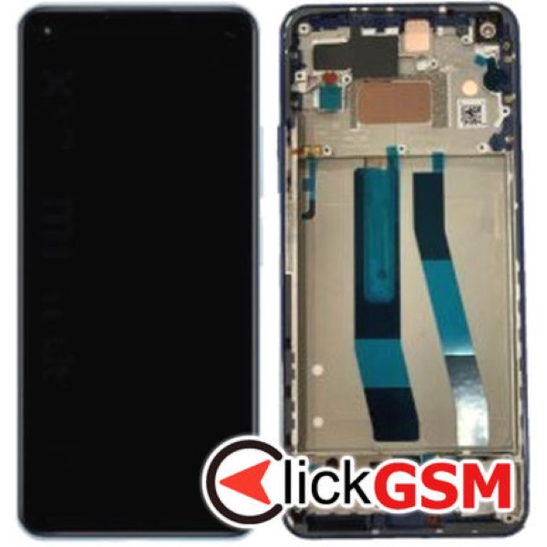 Piesa Display Original Cu Touchscreen Si Rama Albastru Xiaomi 11 Lite 5g Ne 1joh