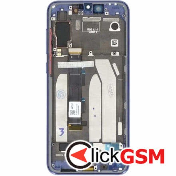 Piesa Display Original Cu Touchscreen Si Rama Albastru Xiaomi Mi 9 Se 33qr