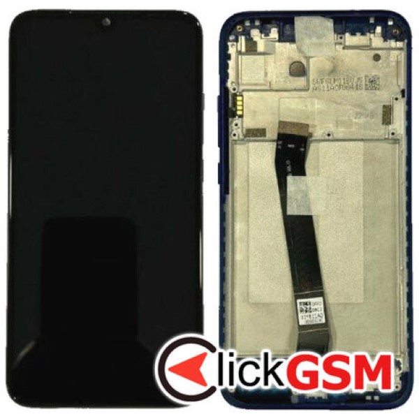 Piesa Display Original Cu Touchscreen Si Rama Albastru Xiaomi Redmi 7 344y