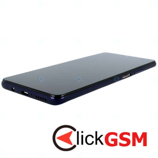 Piesa Display Original Cu Touchscreen Si Rama Albastru Xiaomi Redmi Note 9 Pro 5g 29e1