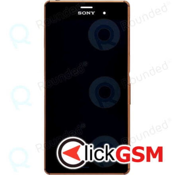 Piesa Piesa Display Original Cu Touchscreen Si Rama Aramiu Sony Xperia Z3 12m7