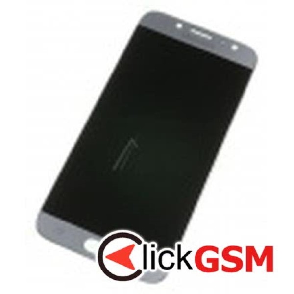 Piesa Display Original Cu Touchscreen Si Rama Argintiu Samsung Galaxy J7 2017 70h