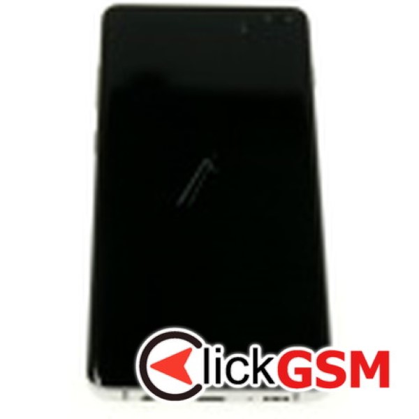 Piesa Display Original Cu Touchscreen Si Rama Argintiu Samsung Galaxy S10.plus 7se