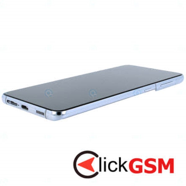 Piesa Display Original Cu Touchscreen Si Rama Argintiu Samsung Galaxy S21.plus 5g 19t2