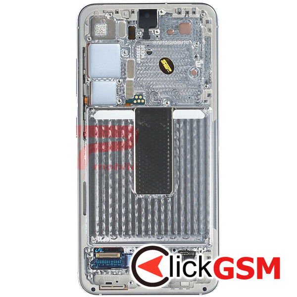 Piesa Display Original Cu Touchscreen Si Rama Argintiu Samsung Galaxy S23 4plo