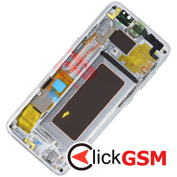 Piesa Display Original Cu Touchscreen Si Rama Argintiu Samsung Galaxy S8 4iho