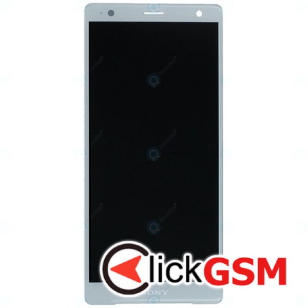 Piesa Display Original Cu Touchscreen Si Rama Argintiu Sony Xperia Xz2 Yxu