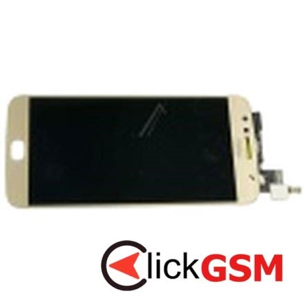 Piesa Display Original Cu Touchscreen Si Rama Auriu Motorola Moto G5s Plus 1rvv