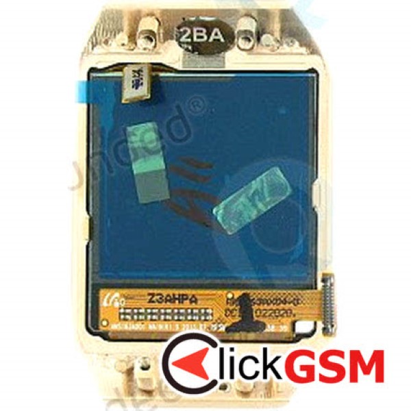 Piesa Display Original Cu Touchscreen Si Rama Auriu Samsung Galaxy Gear W08