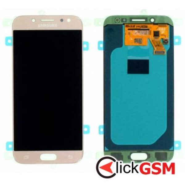 Piesa Display Original Cu Touchscreen Si Rama Auriu Samsung Galaxy J5 2017 2wmg