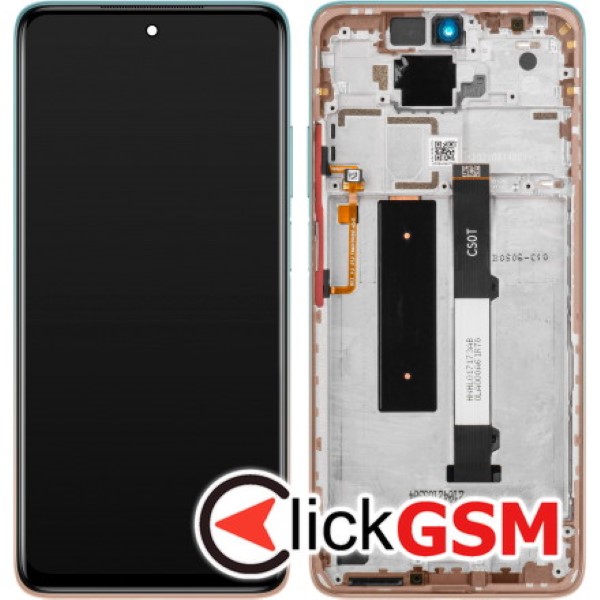 Piesa Piesa Display Original Cu Touchscreen Si Rama Auriu Xiaomi Mi 10t Lite 1872