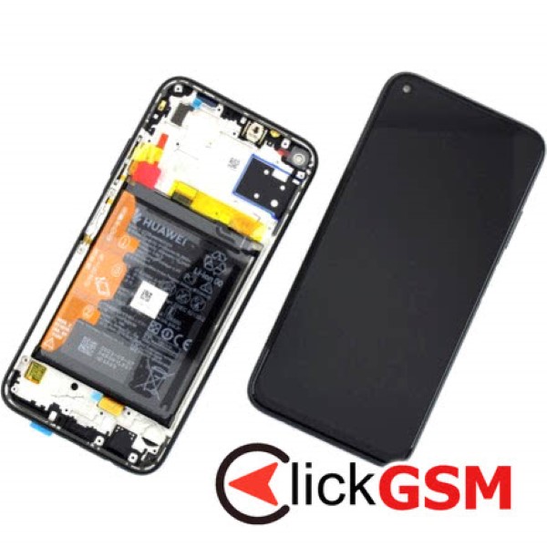 Piesa Display Original Cu Touchscreen Si Rama Black Huawei Nova 5i 4m2o