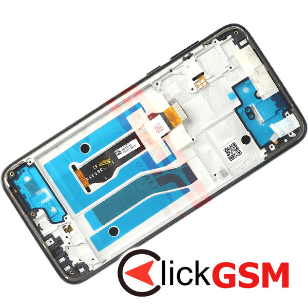 Piesa Display Original Cu Touchscreen Si Rama Black Motorola Moto G8 Plus 4l2g