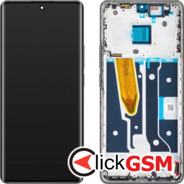 Piesa Display Original Cu Touchscreen Si Rama Black Realme 11 Pro 4pjp