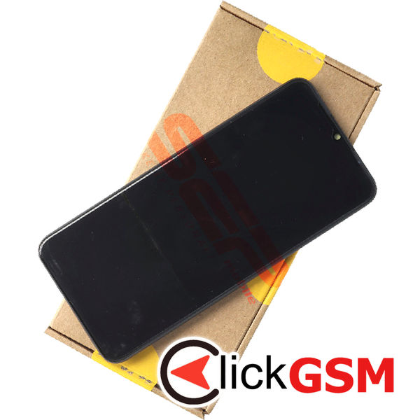 Piesa Display Original Cu Touchscreen Si Rama Black Realme C21y 4l86