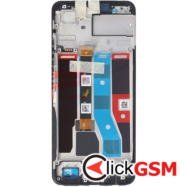 Piesa Display Original Cu Touchscreen Si Rama Black Realme C51 4344