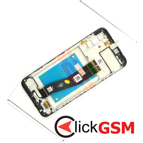 Piesa Display Original Cu Touchscreen Si Rama Black Samsung Galaxy A02s 4jo9