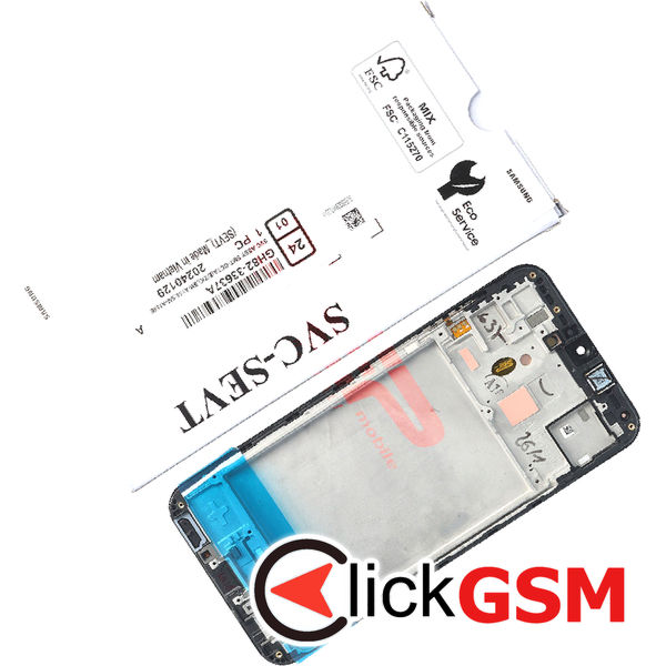 Piesa Display Original Cu Touchscreen Si Rama Black Samsung Galaxy A15 4l2a