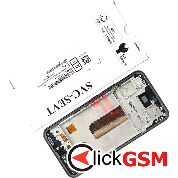 Piesa Display Original Cu Touchscreen Si Rama Black Samsung Galaxy A54 5g 4khc