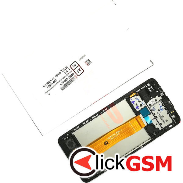 Piesa Display Original Cu Touchscreen Si Rama Black Samsung Galaxy M12 4jqn