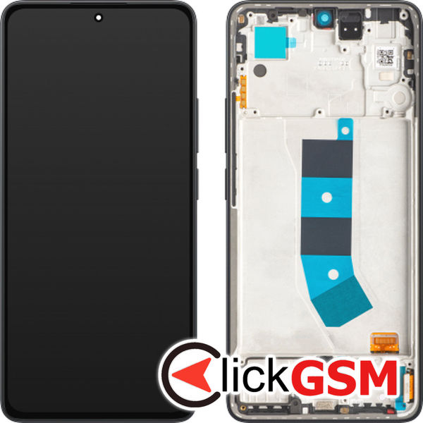 Piesa Display Original Cu Touchscreen Si Rama Black Xiaomi Redmi Note 13 4g 427x