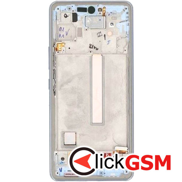 Piesa Display Original Cu Touchscreen Si Rama Blue Samsung Galaxy A53 5g 40z4