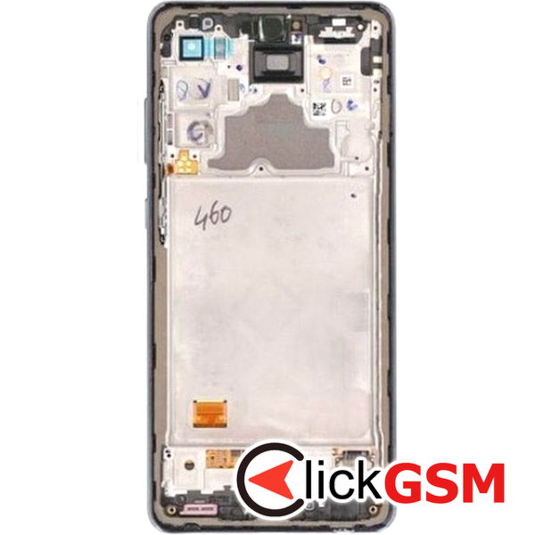 Piesa Display Original Cu Touchscreen Si Rama Blue Samsung Galaxy A72 40o4