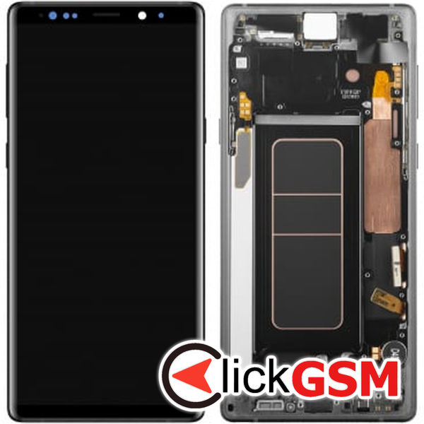 Piesa Display Original Cu Touchscreen Si Rama Blue Samsung Galaxy Note9 2wyo