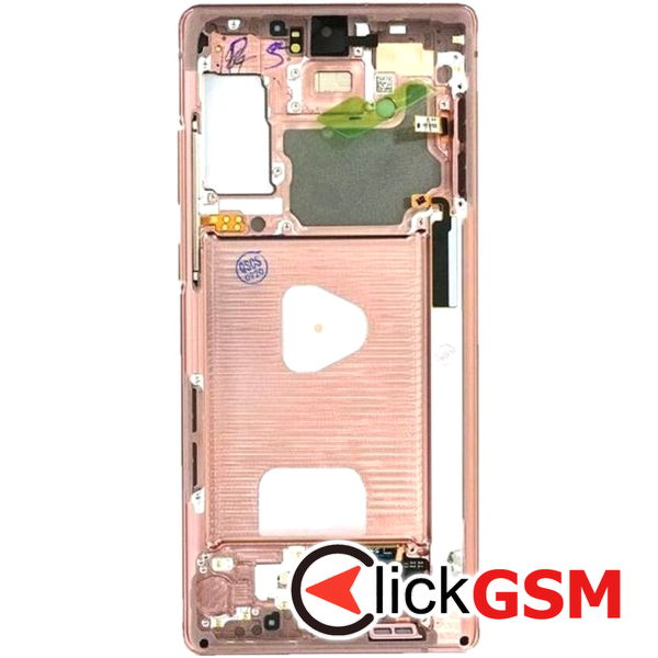 Piesa Display Original Cu Touchscreen Si Rama Bronze Samsung Galaxy Note20 417y