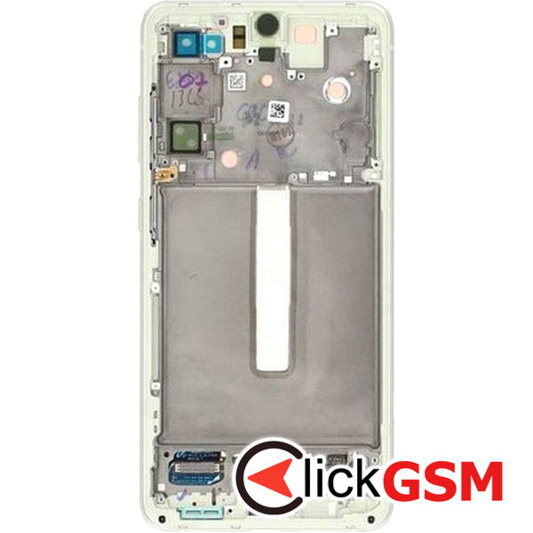 Piesa Display Original Cu Touchscreen Si Rama Green Samsung Galaxy S21 Fe 40g5