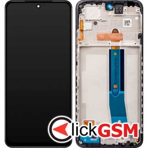 Piesa Display Original Cu Touchscreen Si Rama Gri Inchis Xiaomi Redmi Note 11s 5po