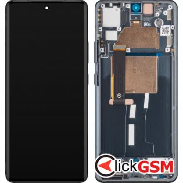 Piesa Display Original Cu Touchscreen Si Rama Gri Motorola Edge 30 Fusion 2y5y