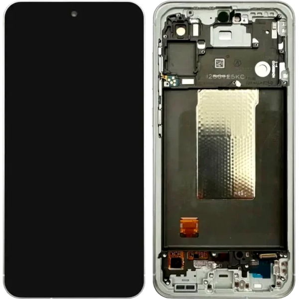Ecran Display Samsung A56 5G / A566 Service Pack Cu Rama (ASSEMBLED) - Light Gray