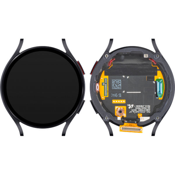 Samsung Galaxy Watch6 44Mm · Display cu Touchscreen Samsung Galaxy Watch6 44mm, cu Rama, Versiune LTE, Gri, Service Pack GH97-28838A