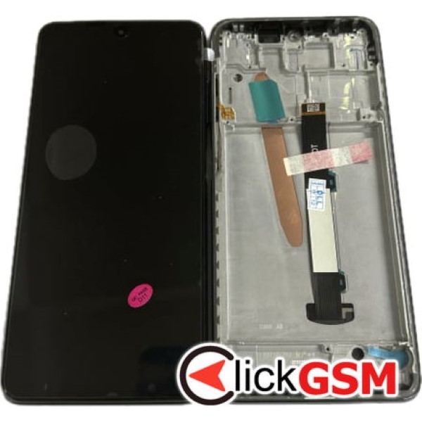 Piesa Piesa Display Original Cu Touchscreen Si Rama Gri Xiaomi Mi 10t Lite 3ctw