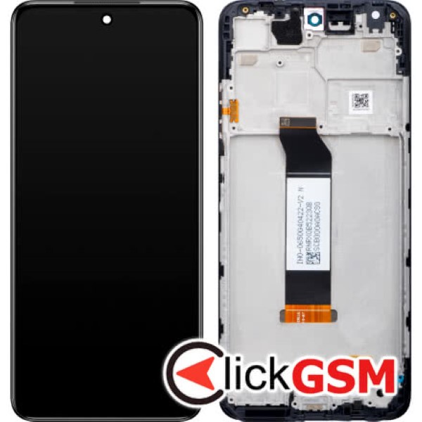 Piesa Piesa Display Original Cu Touchscreen Si Rama Gri Xiaomi Redmi Note 10 5g 1888