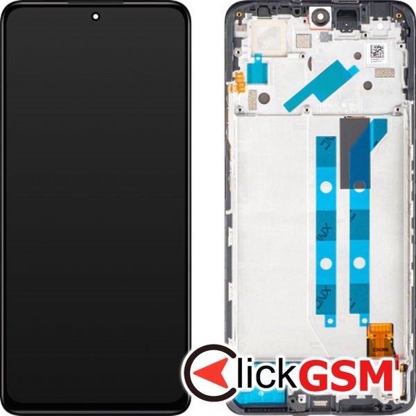 Piesa Display Original Cu Touchscreen Si Rama Gri Xiaomi Redmi Note 12 Pro 3eev