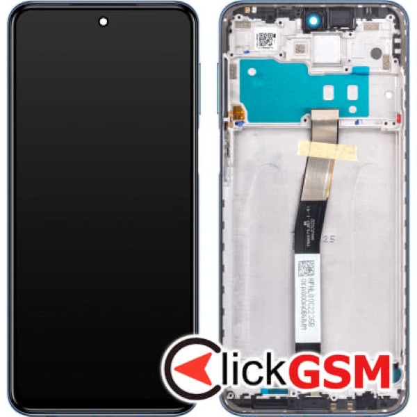 Piesa Display Original Cu Touchscreen Si Rama Gri Xiaomi Redmi Note 9s Uww