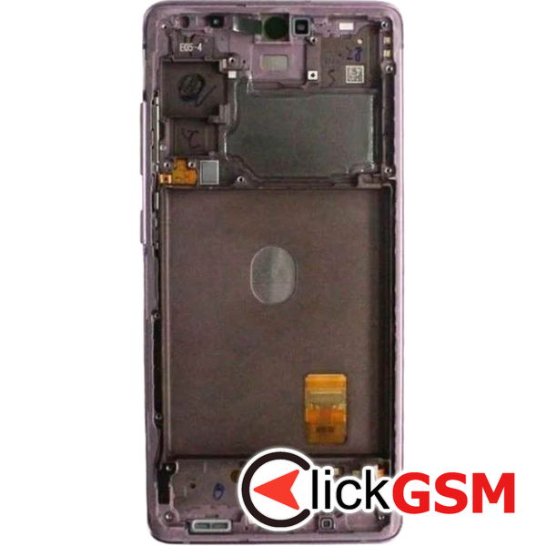 Piesa Display Original Cu Touchscreen Si Rama Lavender Samsung Galaxy S20 Fe 40pe